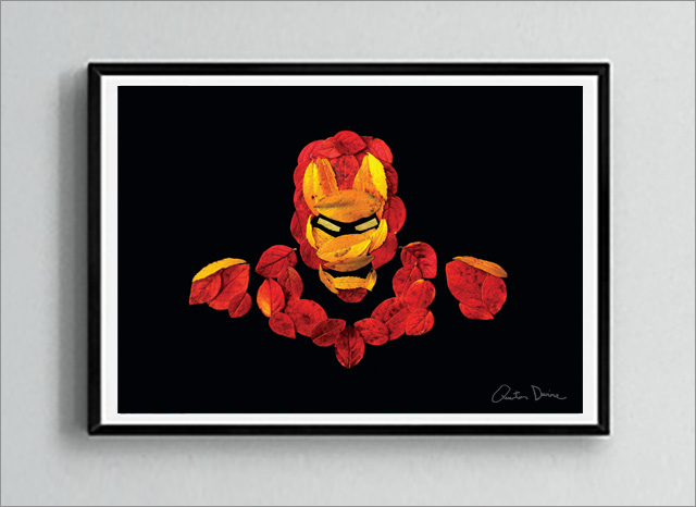 Iron-man leaf Art